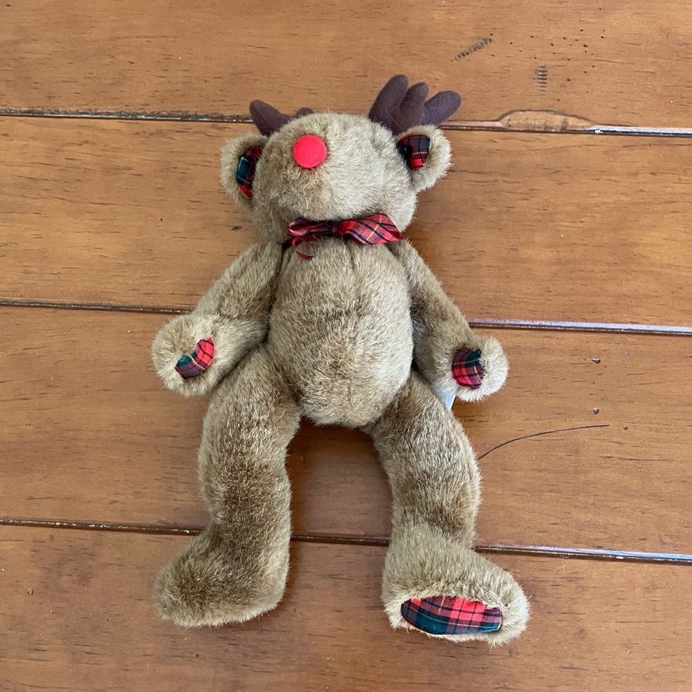 Vintage Reindeer Stuffed Animal